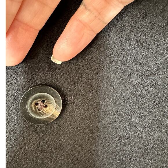 Rick Owens Legaspi Black Long Sleeve 2 Button Long Line High Back Slit Coat 12 - Picture 5 of 13